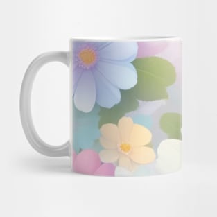 watercolor flower pattern Mug